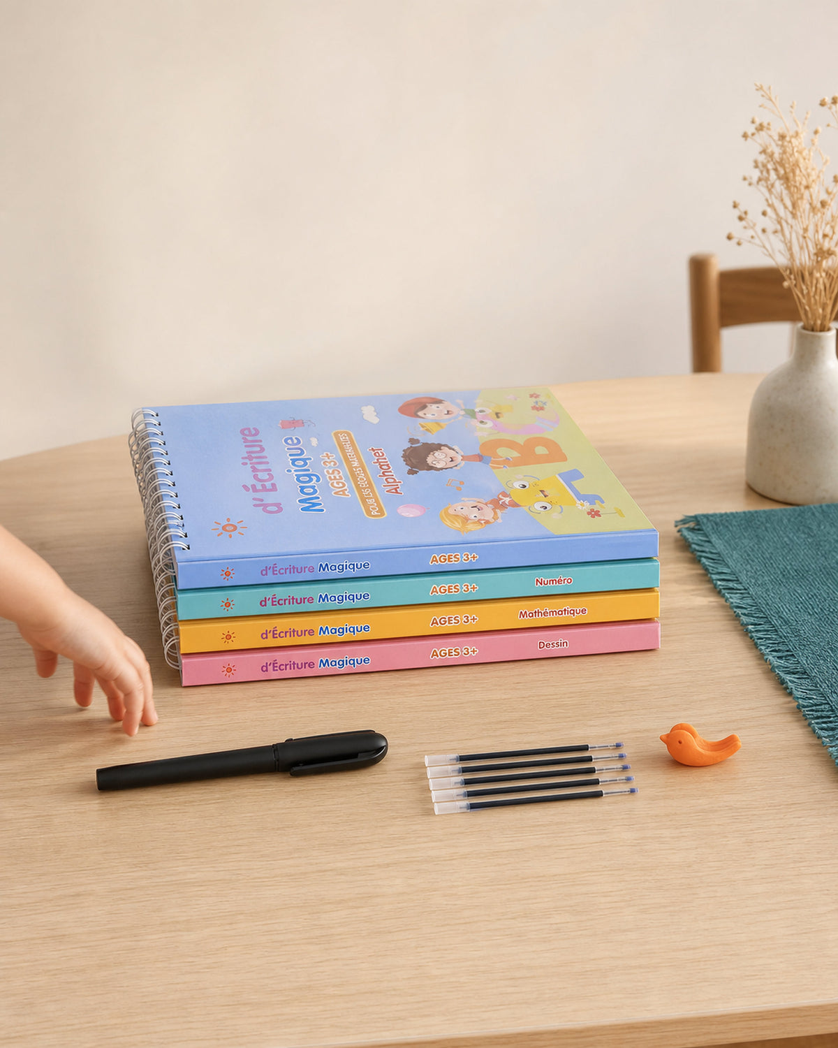 Le kit rangé après la séance